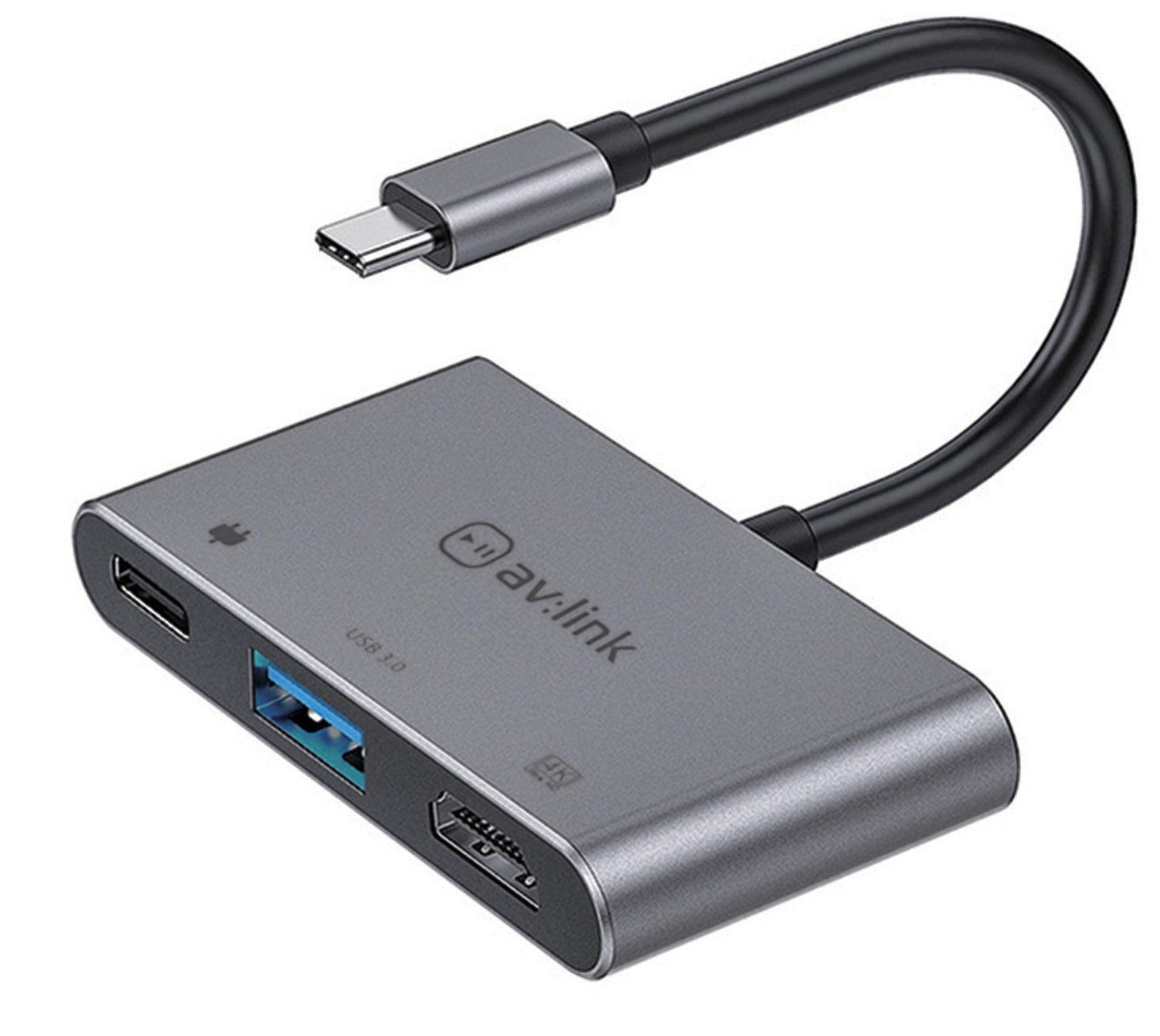 AV LINK 3 PORT SLIM USB3.0 TYPE-C HUB. 500.106UK \\\KD31471