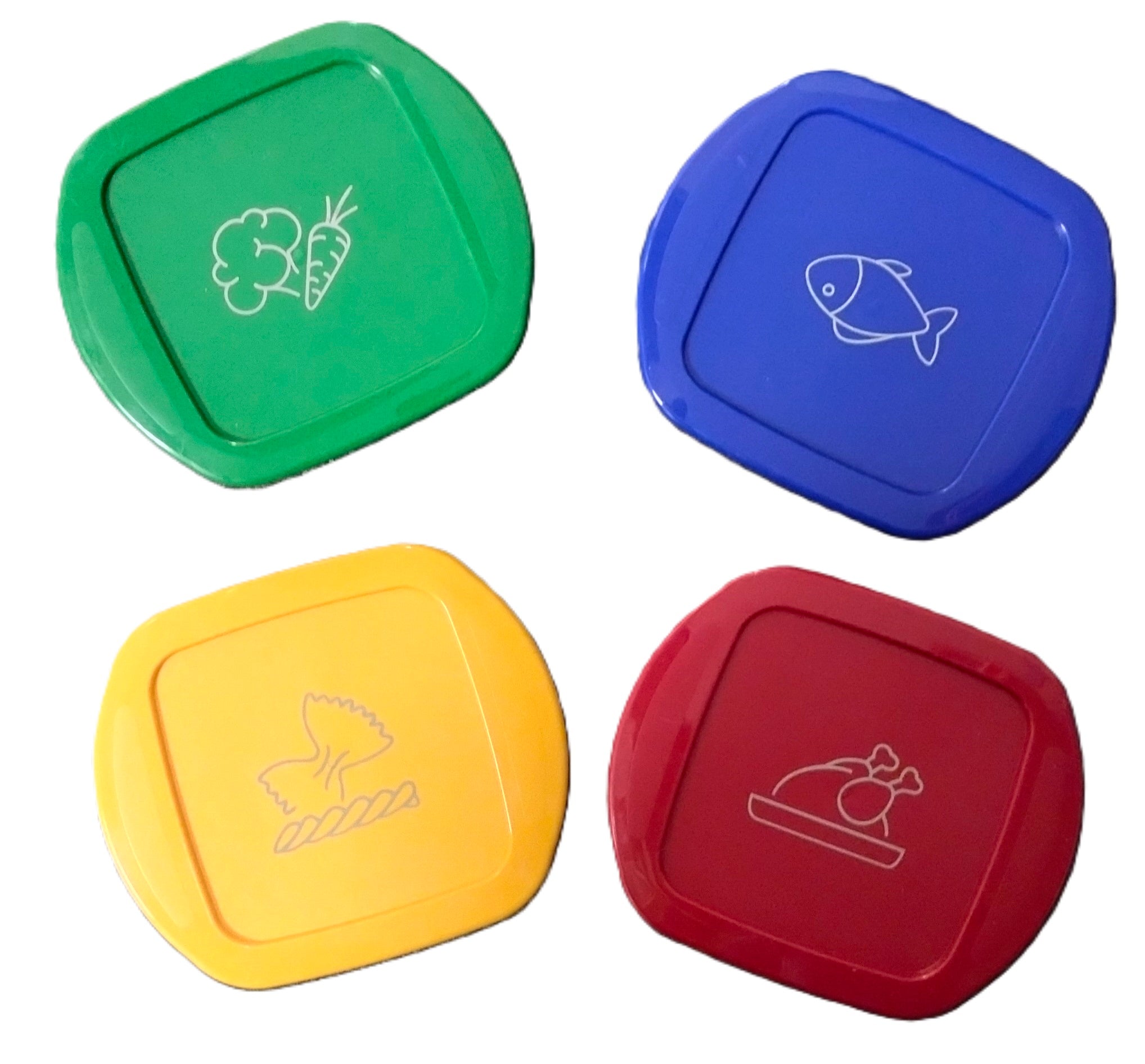 PYREX SET OF 4 RECTANGULAR FOOD STORAGE GLASS CONTAINER 300ML. 913S572 \\\KD31490