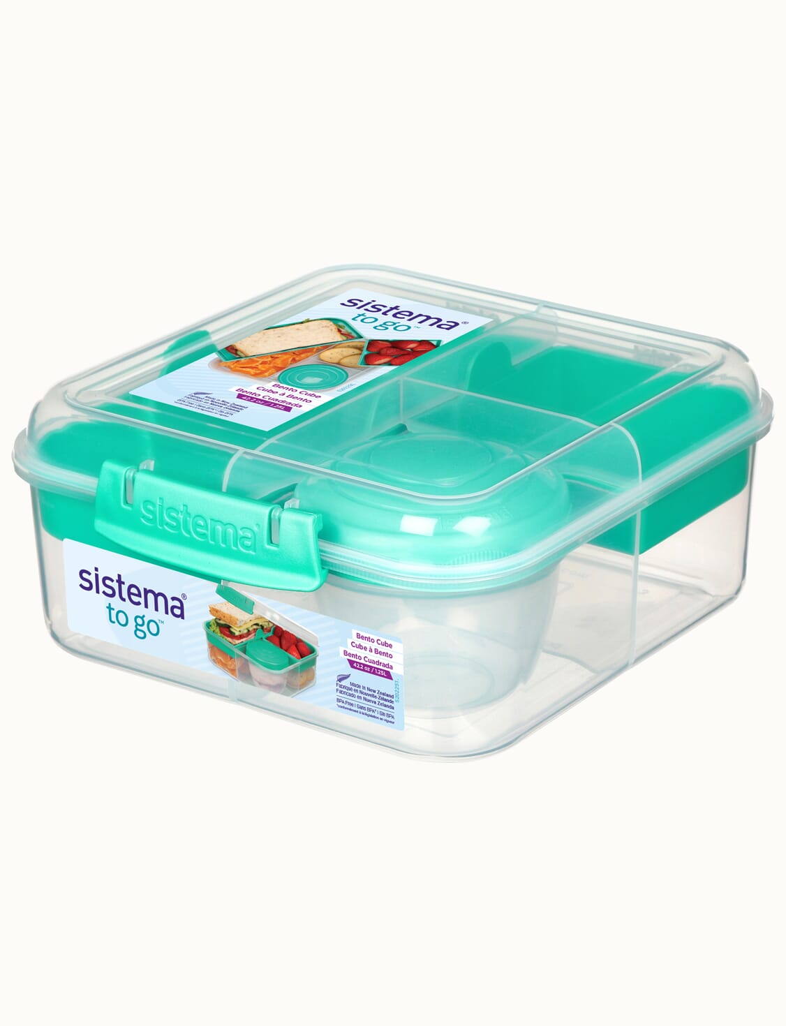 SISTEMA BENTO LUNCH TO GO ASSORTED COLOUR 1.25LTR. 21685-53C \\\KD31501