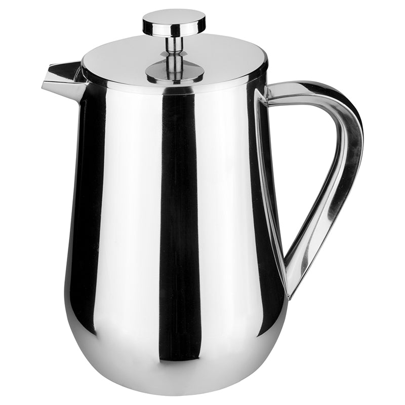 GRUNWERG CAFE OLE STAINLESS STEEL DOUBLE WALL CAFETIERE 8 CUP 1 LTR. UFD-10M \\\KD31520