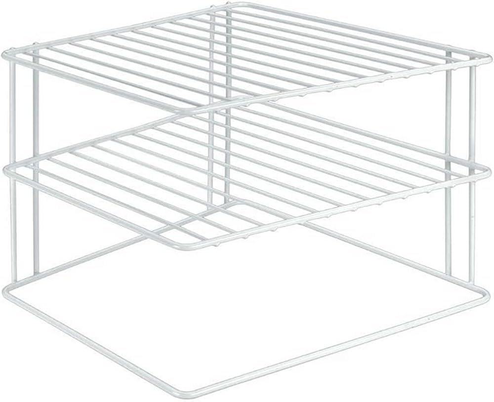 METALTEX SILOS WHITE CORNER PLATE RACK 25X25X19CM. 3642020011 \\\KD31532