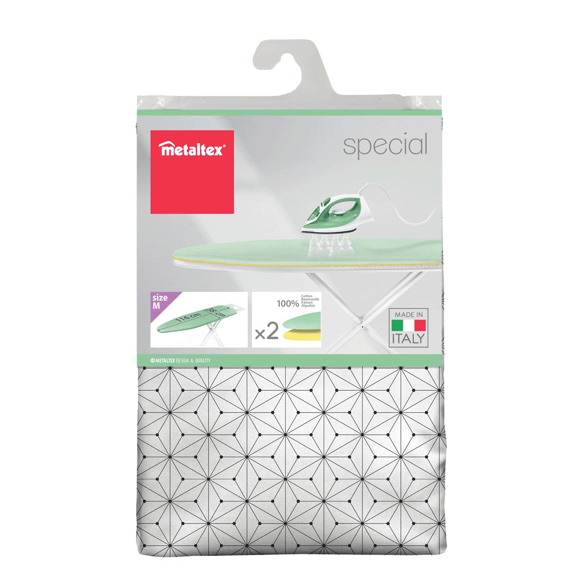 METALTEX SPECIAL IRONING BOARD COVER 116CM X 38CM. 4182400001 \\\KD31538