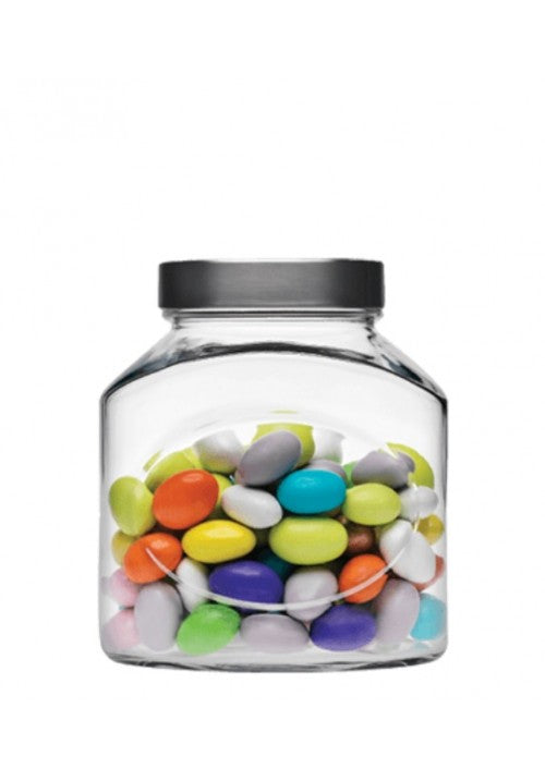 PASABACHE ELIPS AIR-TIGHT GLASS JAR WITH METAL LID 1LTR. 80393 \\\KD31558