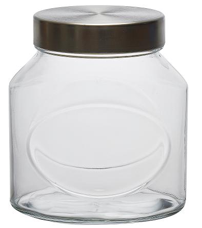 PASABACHE ELIPS AIR-TIGHT GLASS JAR WITH METAL LID 1.5LTR. 80387 \\\KD31561