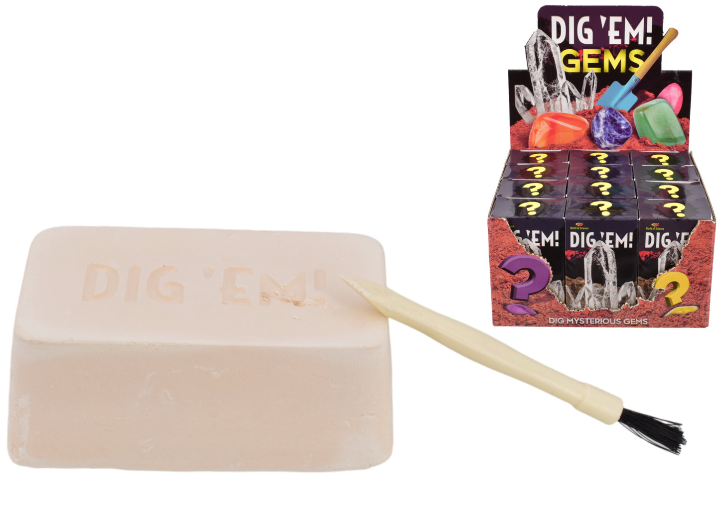 WORLD OF SCIENCE CRYSTAL DIGGING TOY. TY1092 \\\KD31567