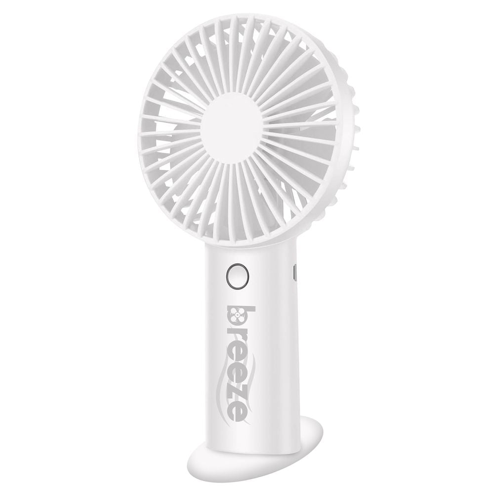 BREEZE RECHARGEABLE POCKET HAND FAN - WHITE. DTDF1015W \\\KD31587