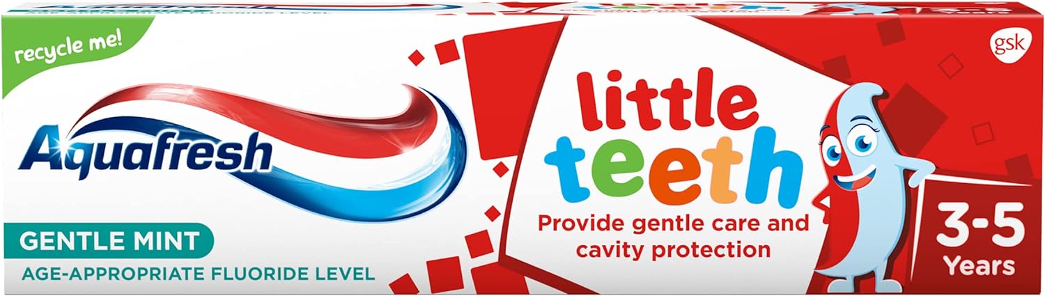 AQUAFRESH LITTLE TEETH 3-5 YEARS TOOTHPASTE 50ML 12/PK. KD31635 \\\KD31635