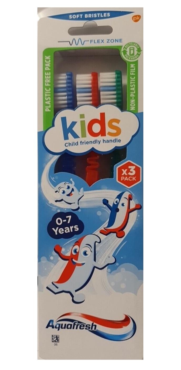 AQUAFRESH KIDS SOFT TOOTHBRUSH 3/PK. KD31641 \\\KD31641