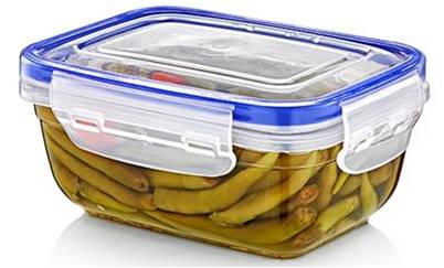 LOCK & FRESH RECTANGULAR CLEAR PLASTIC FOOD STORAGE CONTAINER 4LTR. D30115 \\\KD31645