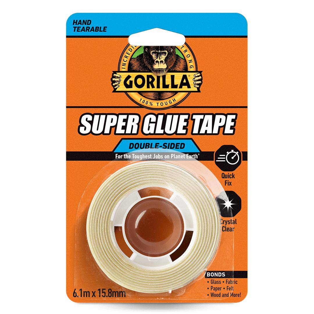 GORILLA SUPER GLUE DOUBLE SIDED TAPE 15.8MM X 6.1M. 115718 \\\KD31708