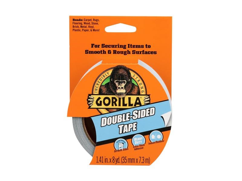 GORILLA HEAVY DUTY DOUBLE SIDED TAPE 35MM X 7.3M. 3044031 \\\KD31711