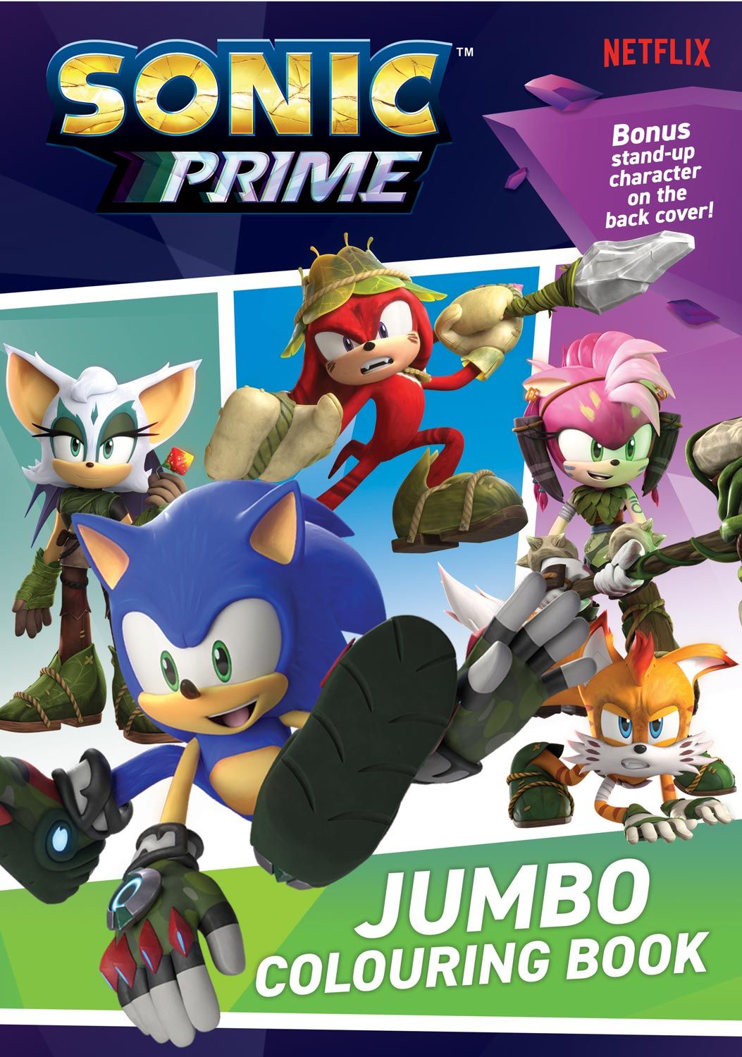 SONIC PRIME JUMBO COLOURING BOOK. 3607/SPJC \\\KD31721