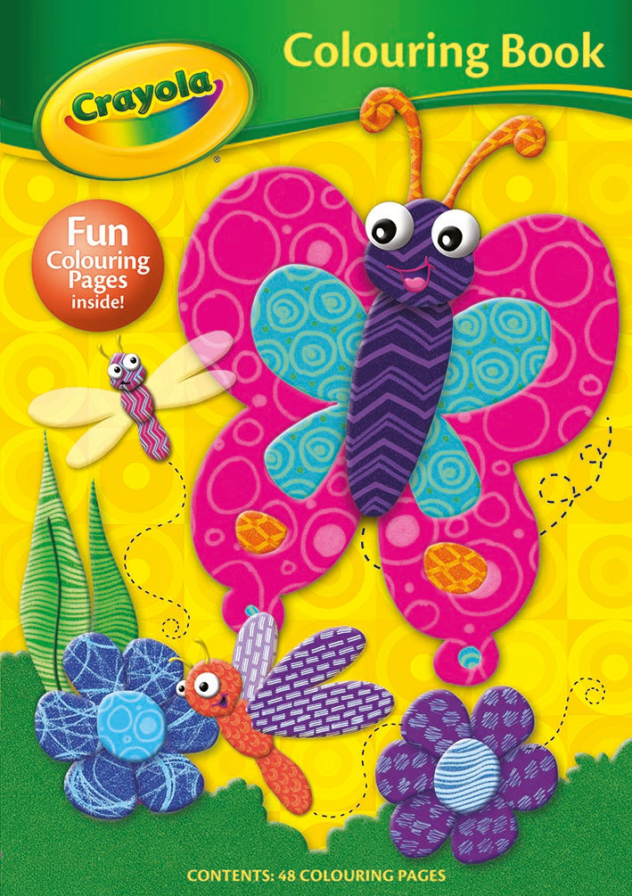 CRAYOLA BUTTERFLY COLOURING BOOK. 2904/CYCB1 \\\KD31722