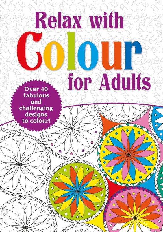 RELAX WITH COLOUR COLOURING BOOK. 2898/CARE \\\KD31724