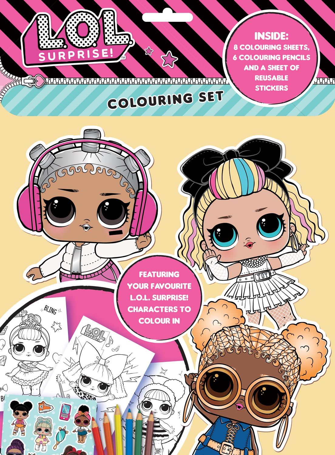 LOL SURPRISE COLOURING SET. 3069/LOLCS3 \\\KD31729