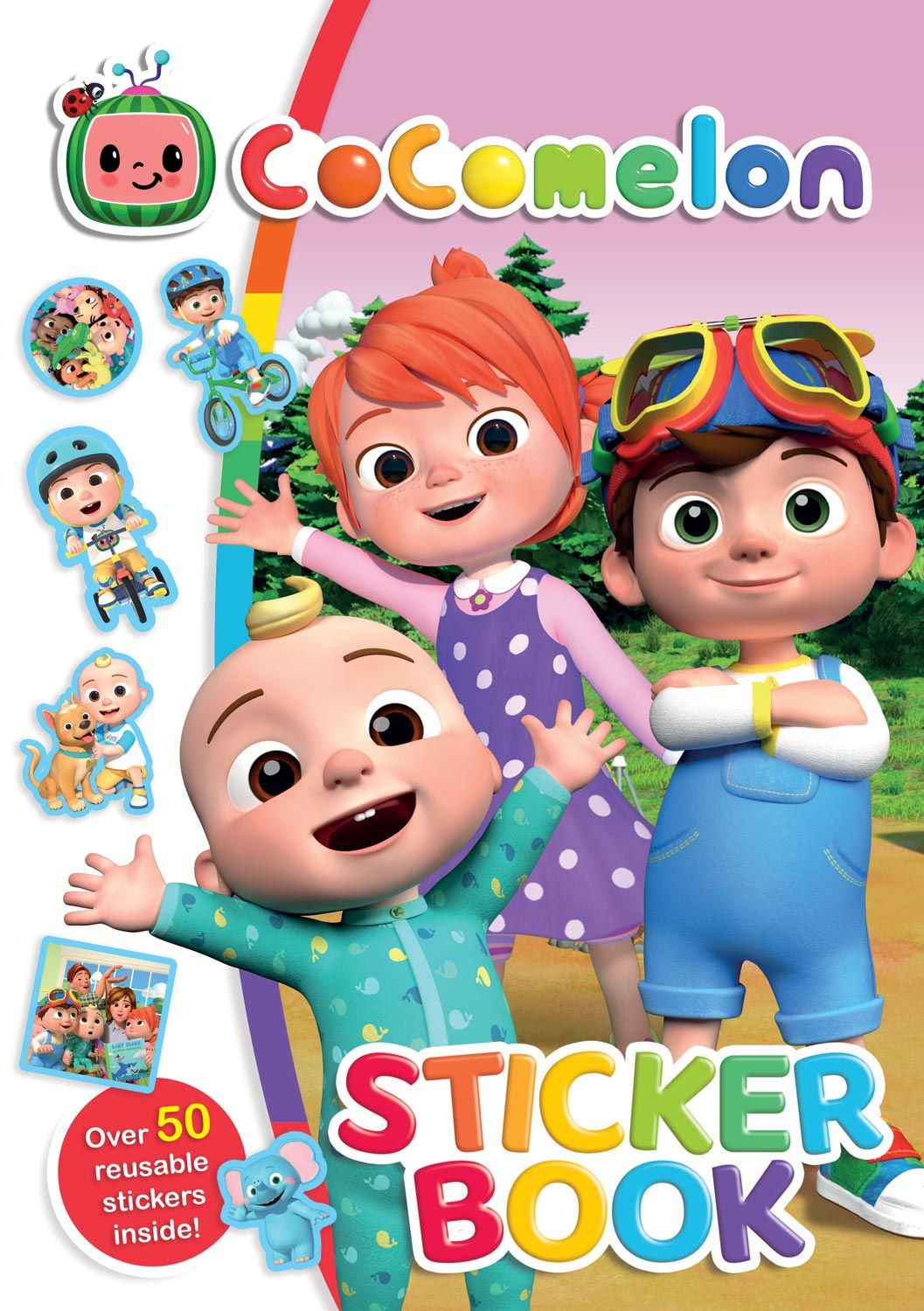 ASSORTED COCOMELON 50 PCS STICKER BOOK. 3306/CMSB1 \\\KD31730
