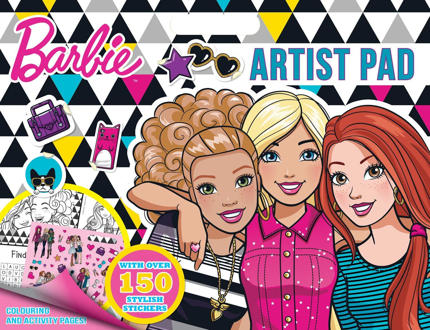 BARBIE ARTIST PAD WITH STICKERS. 3331/BAAR \\\KD31743