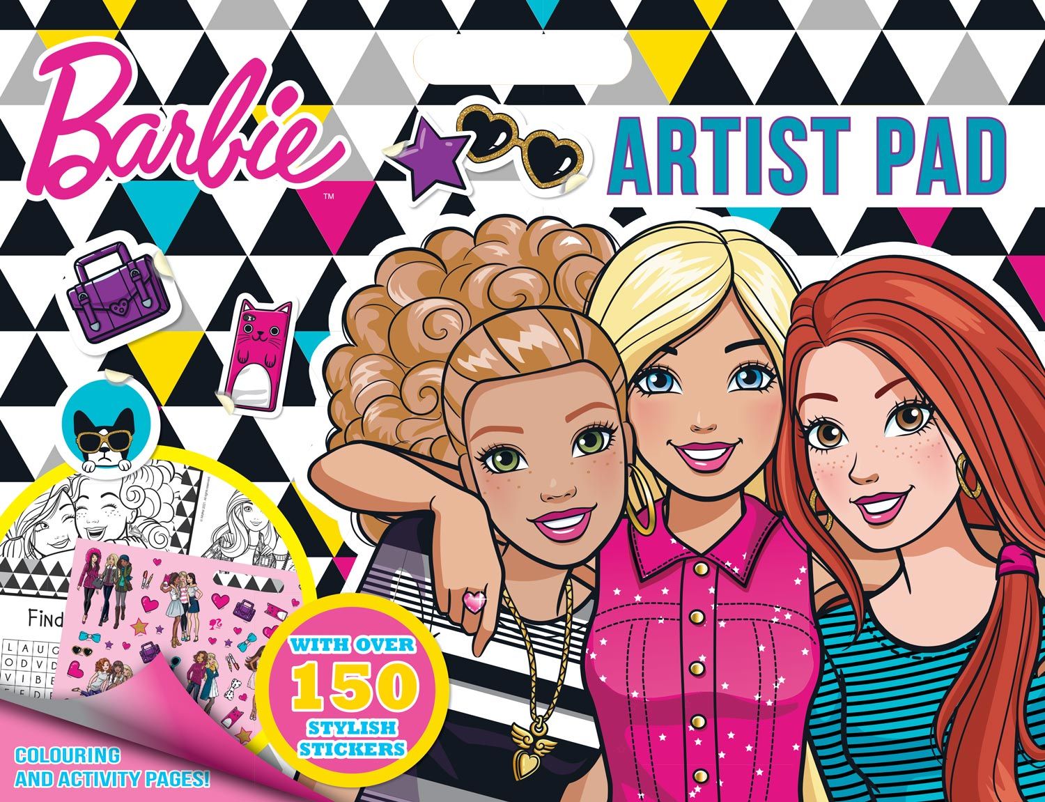BARBIE ARTIST PAD WITH STICKERS. 3331/BAAR \\\KD31743