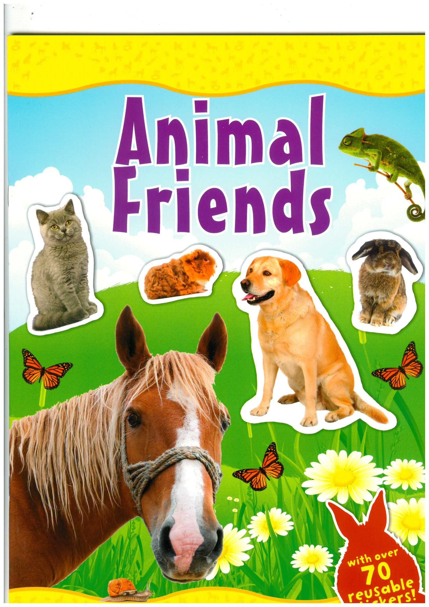 ANIMAL FRIENDS STICKER ACTIVITY BOOK. 2457/AFSB \\\KD31746