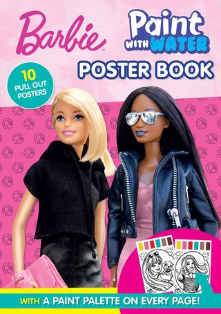 BARBIE PAINT WITH WATER POSTER ACTIVITY BOOK. 3644/BAPW \\\KD31758