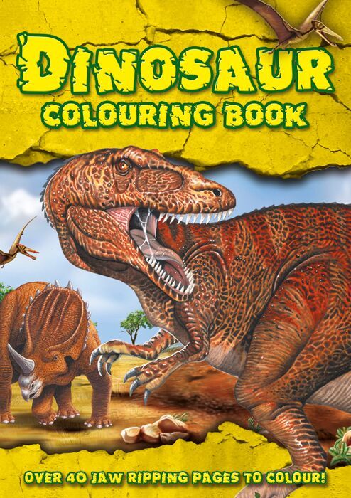 DINOSAUR COLOURING ACTIVITY BOOK. 1977/DICB \\\KD31760