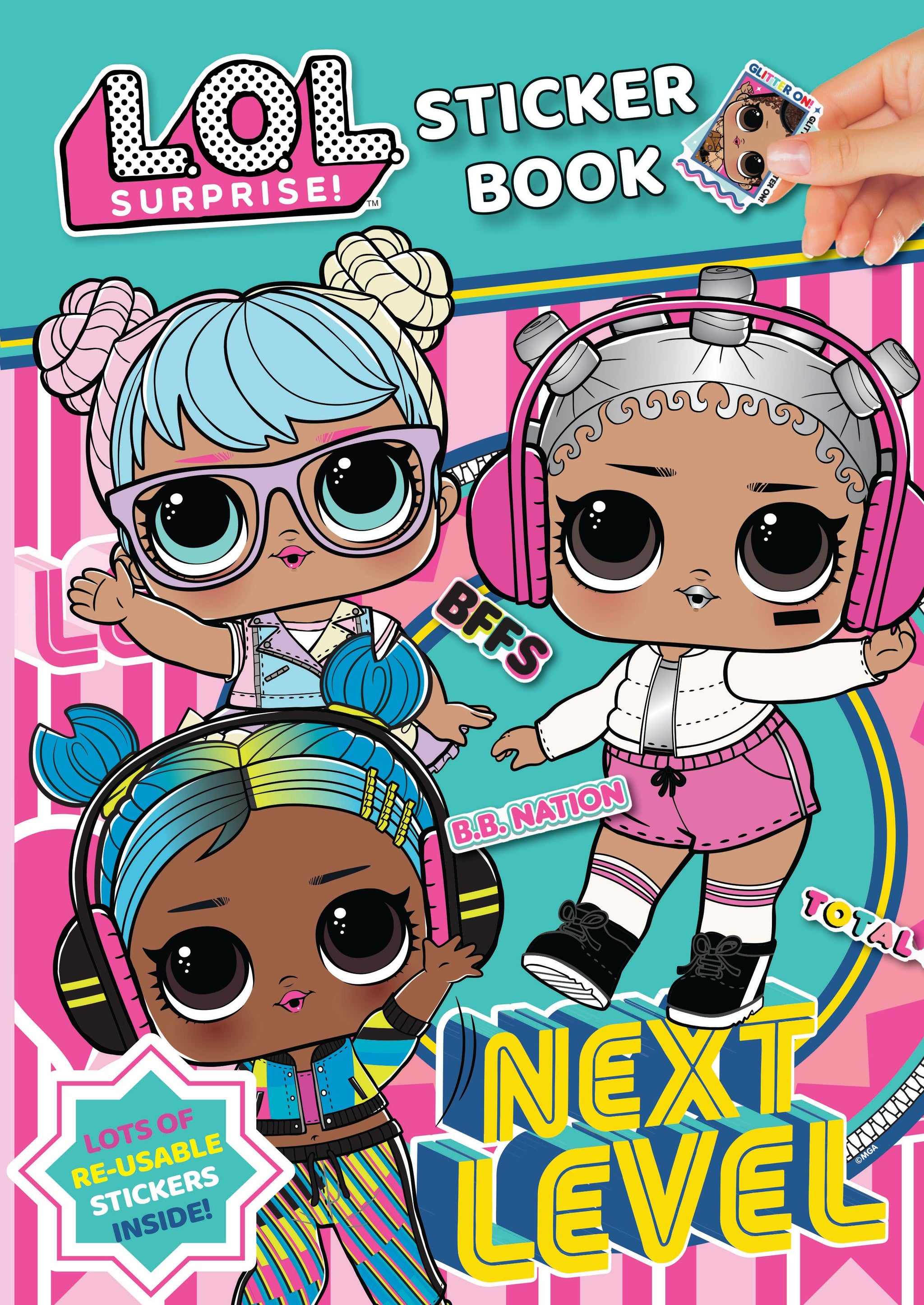 LOL SURPRISE STICKER ACTIVITY BOOK. 3515/LOLSB \\\KD31762