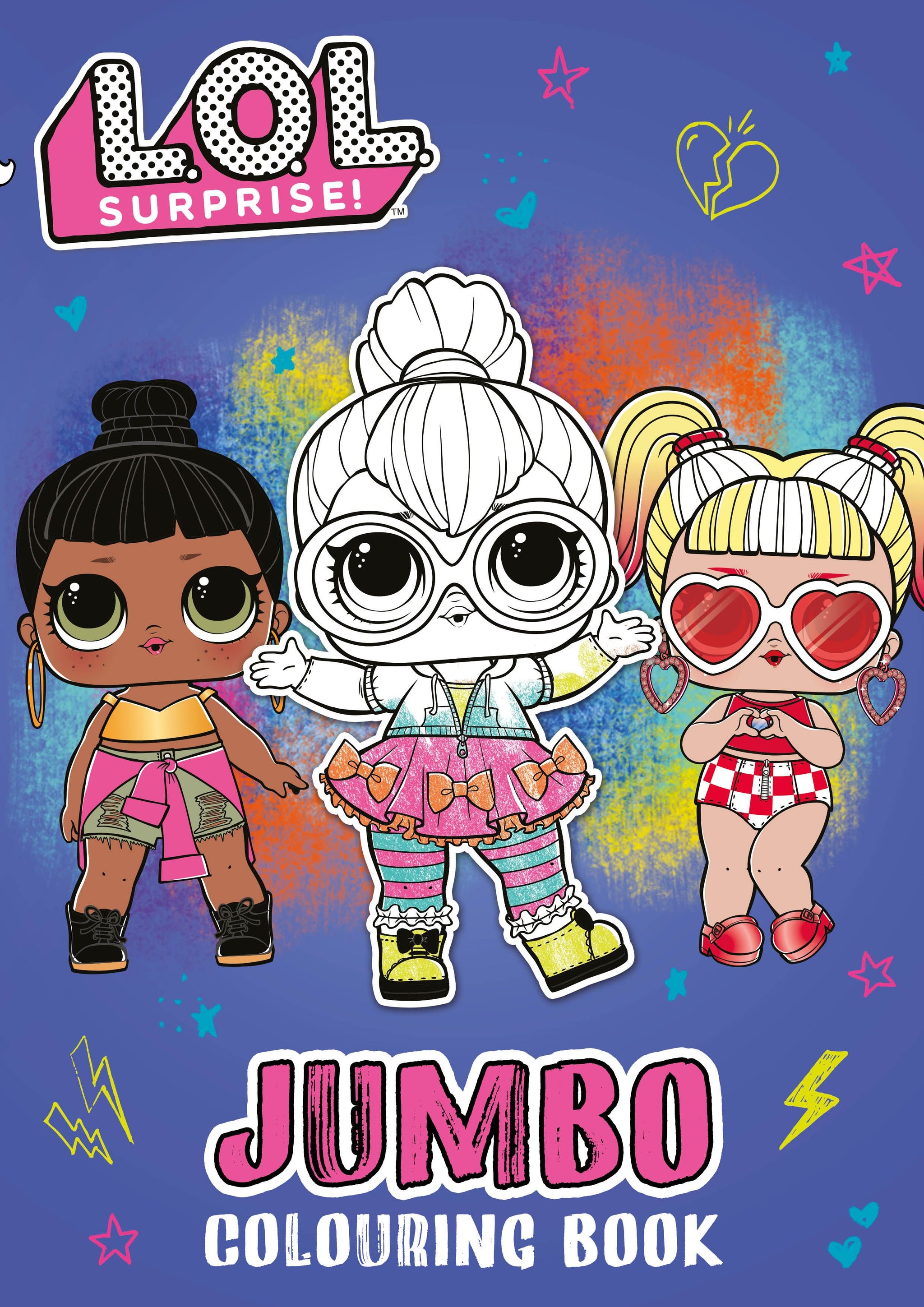LOL SURPRISE JUMBO COLOURING ACTIVITY BOOK. 3639/LOLJC2 \\\KD31763