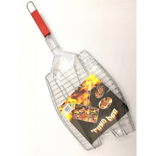MASTERCOOK BBQ DOUBLE FISH GRILL WITH HANDLE. HUB801 \\\KD31764