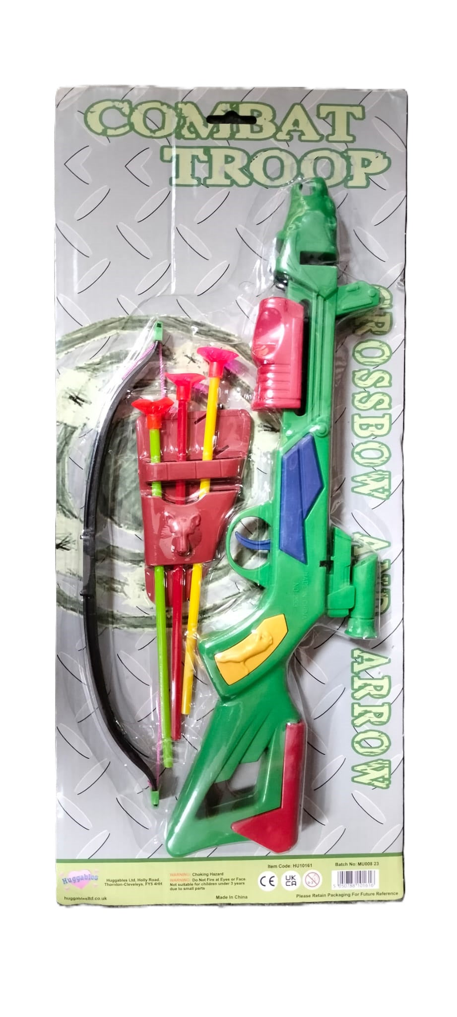 COMBAT TROOP CARDED CROSSBOW AND ARROW WITH GUN. HU10161 \\\KD31790