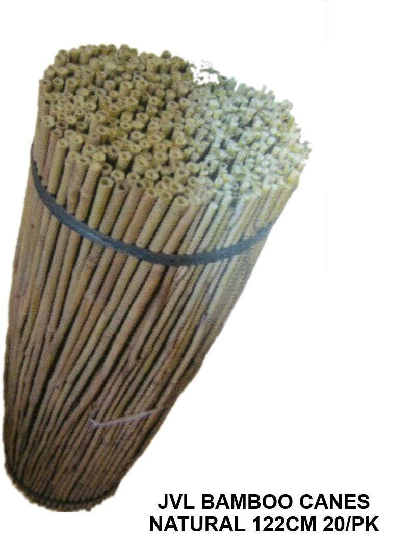 JVL BAMBOO CANES NATURAL 122CM 20/PK \\\KD31837