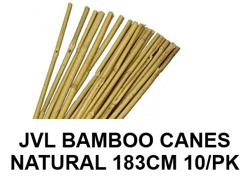 JVL BAMBOO CANES NATURAL 183CM 10/PK \\\KD31838