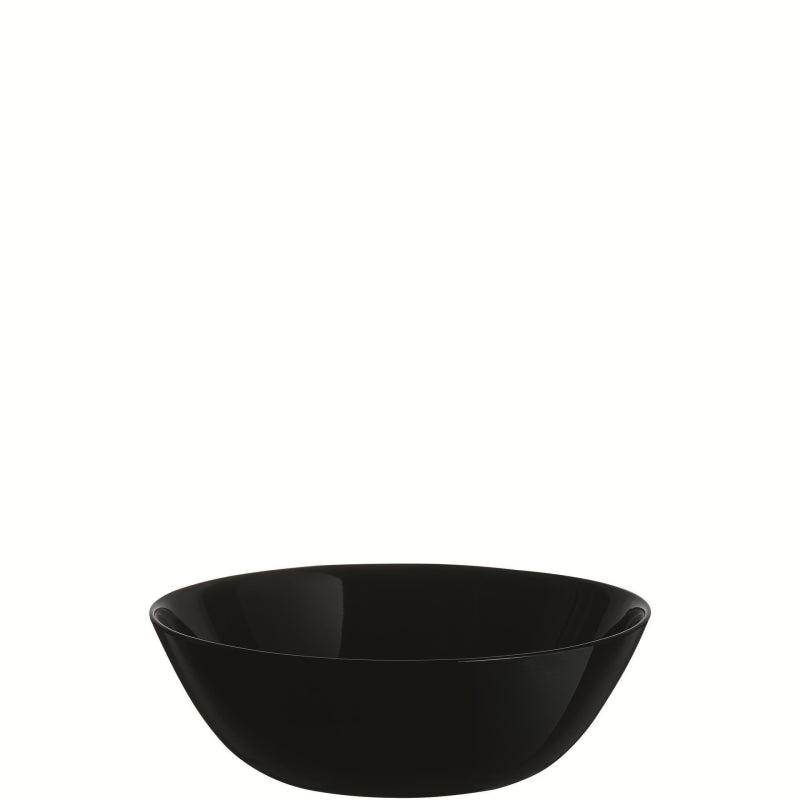 LUMINARC ZELIE MULTI PURPOSE BOWL 24CM BLACK. AV3893 \\\KD31841