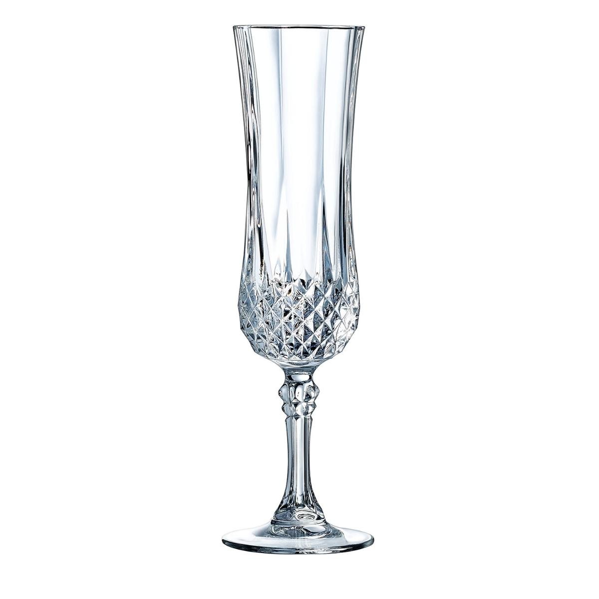 CRISTAL DARQUES LONGCHAMP FLUTE SET 120ML 6/PK. AL7553 \\\KD31847