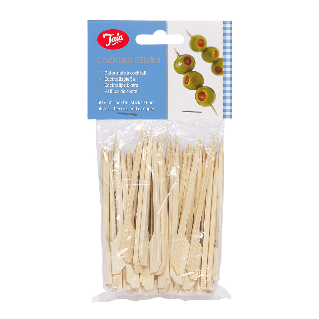 TALA BAMBOO COCKTAIL STICKS 50/PK. 10A10507 \\\KD31860