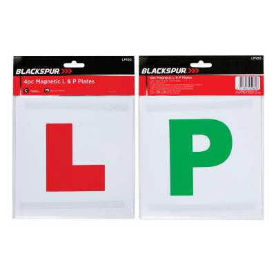 BLACKSPUR MAGNETIC L AND P PLATES 2 OF EACH. LP100 \\\KD31878