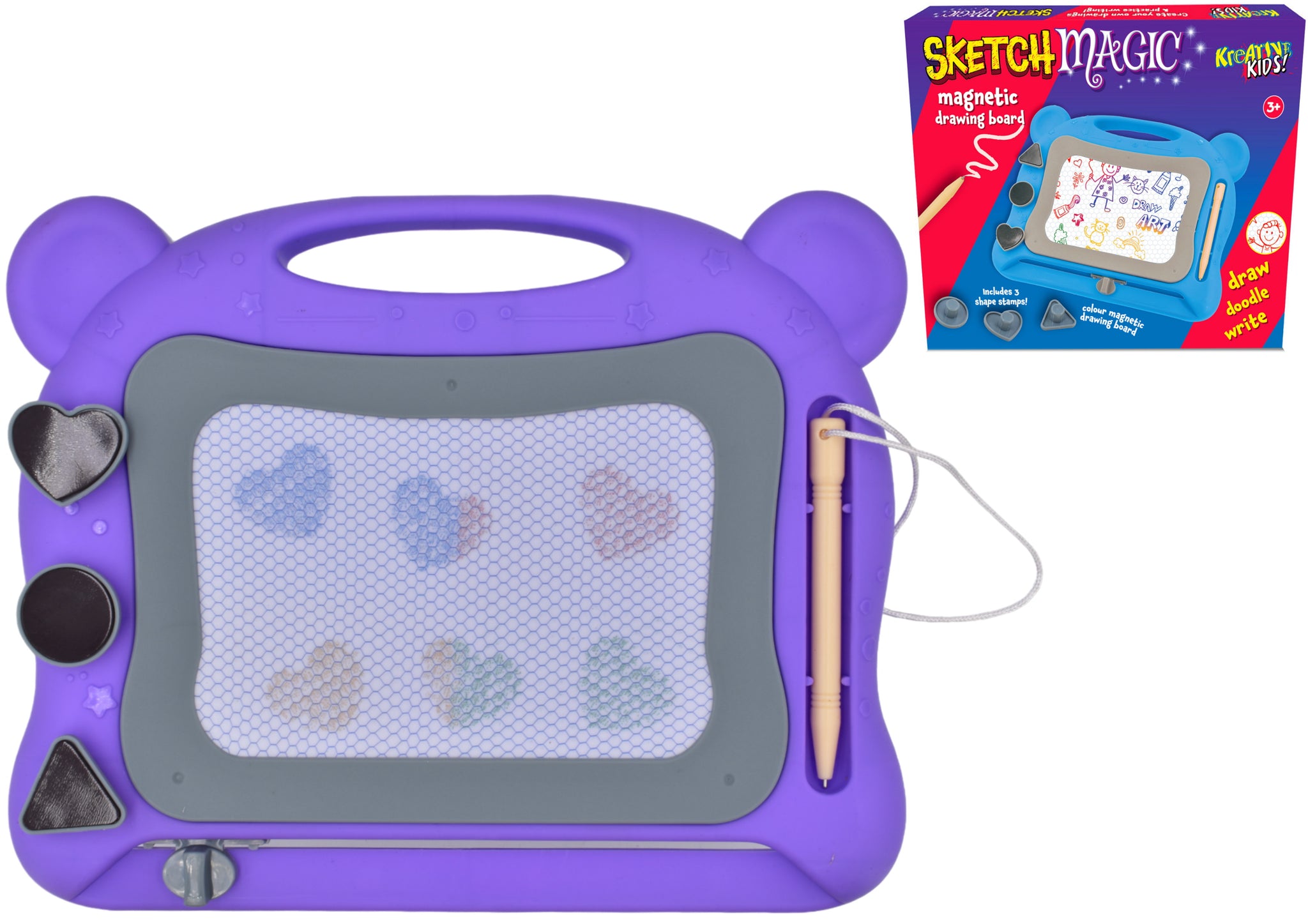 KREATIVE KIDS COLOUR MAGNETIC SKETCH DRAWING PAD. TY1013 \\\KD31890