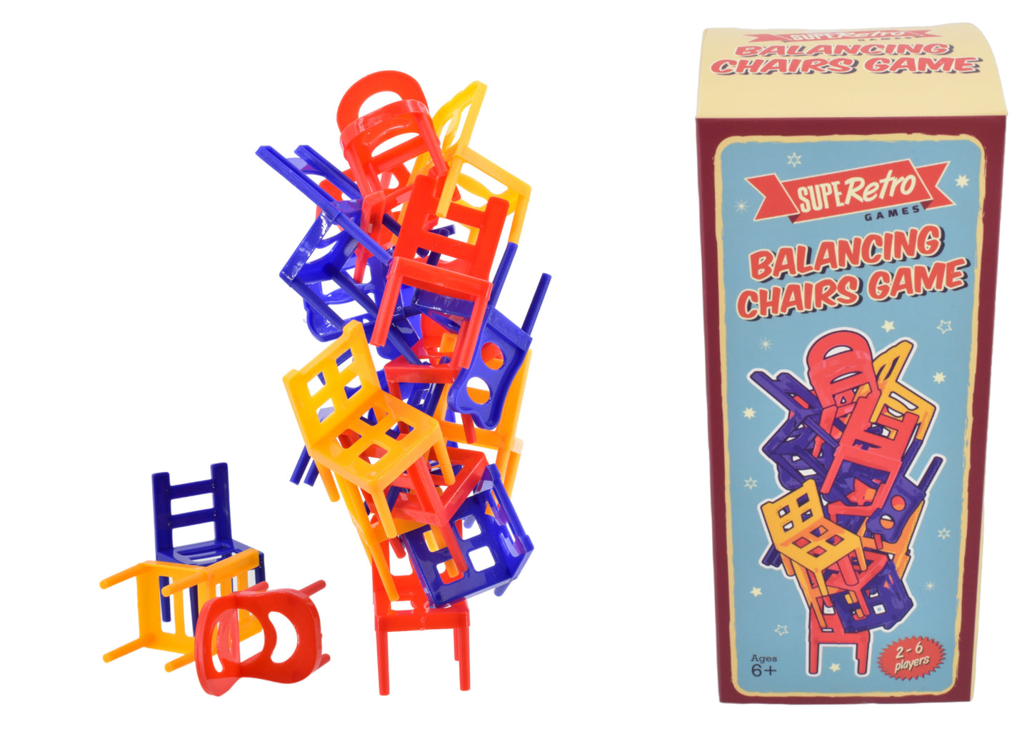 SUPER RETRO BALANCING CHAIRS GAME. TY1803 \\\KD31894
