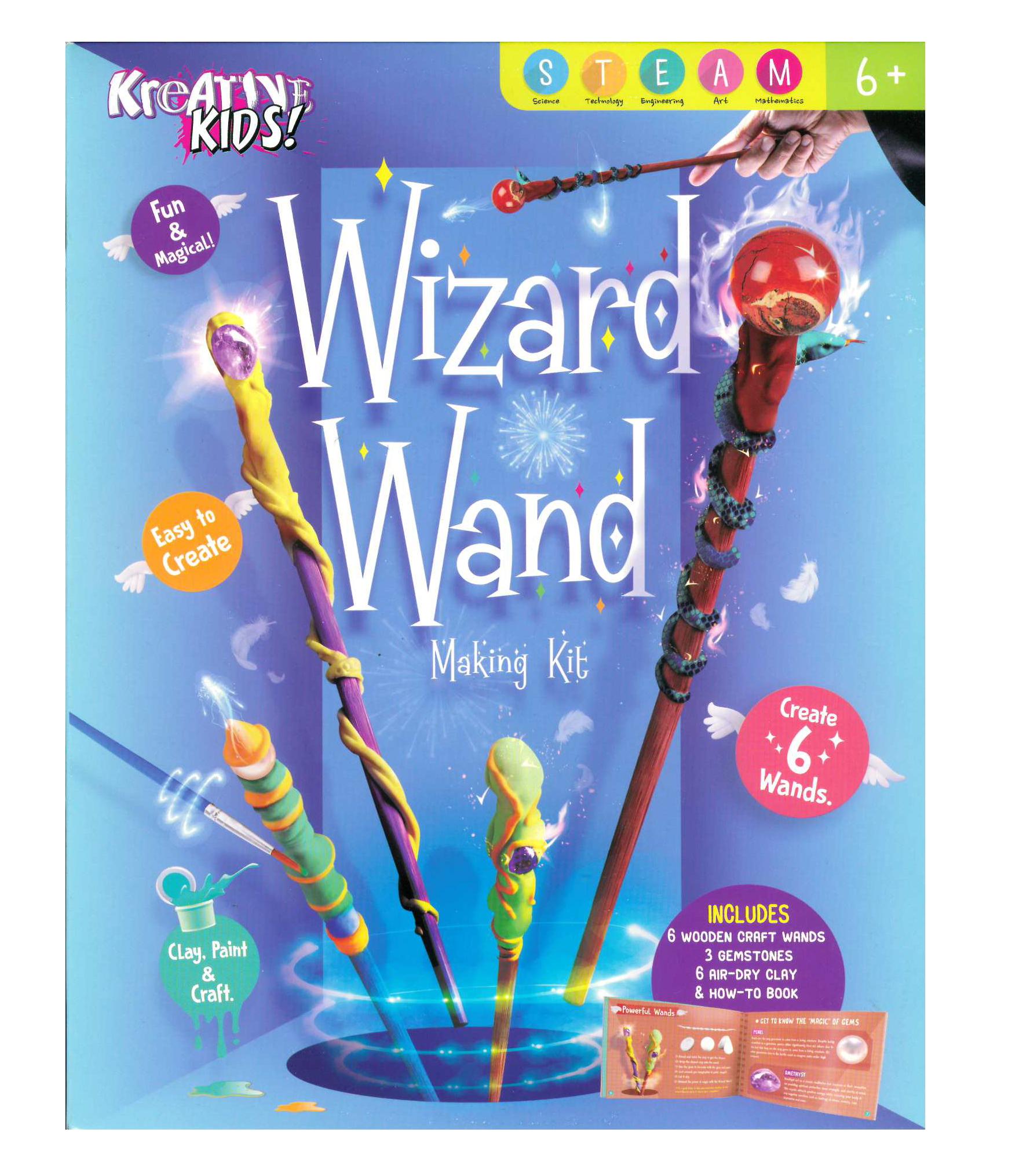 KREATIVE KIDS FUN & MAGICAL WIZARD WAND MAKING KIT. TY1059 \\\KD31897