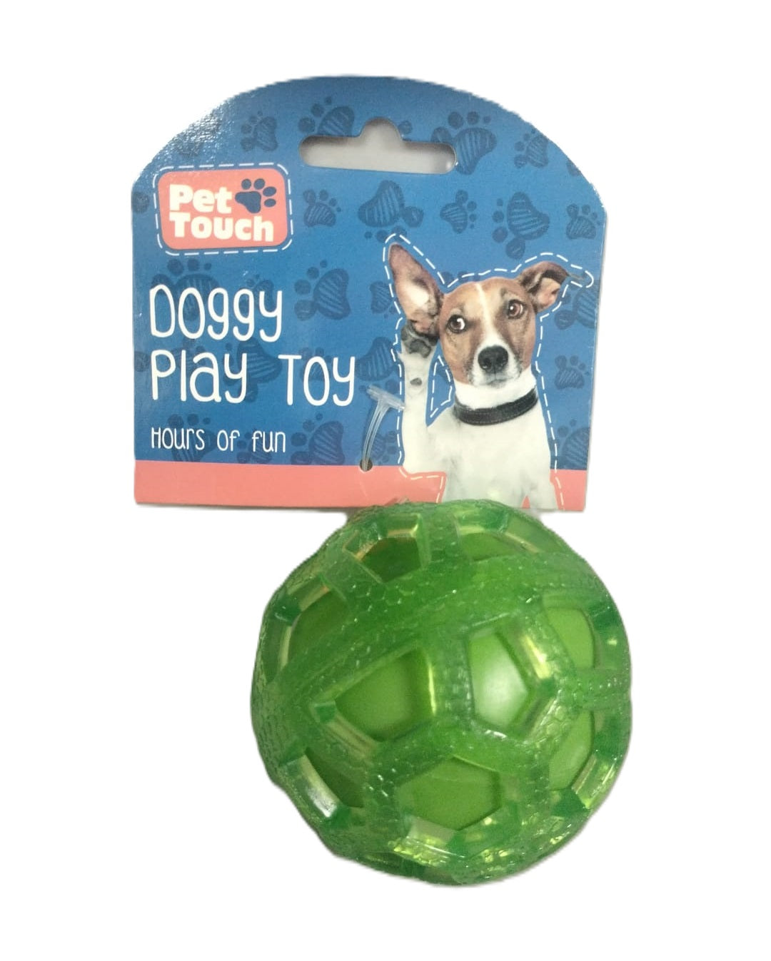 PET TOUCH TPR SQUEAKY FLOTING BALL DOG TOY. HT6977 \\\KD31923