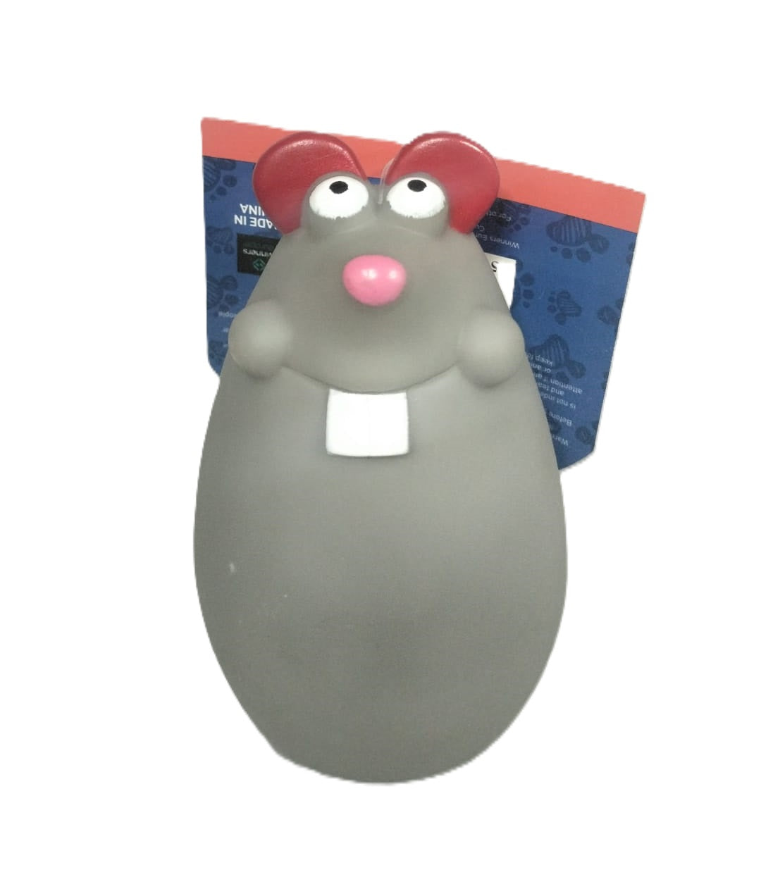 PET TOUCH SQUEAKY FAT MOUSE DOG TOY. HT7732 \\\KD31925