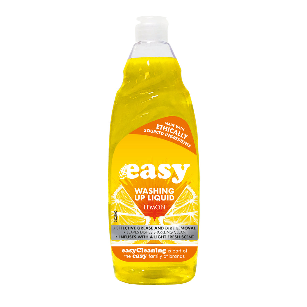 EASY WASHING UP LIQUID LEMON 500ML 8/PK. E2007555 \\\KD32010