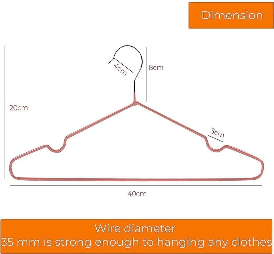 ADORN DELUXE NON SLIP COATED METAL CLOTH HANGER 4/PK. AF023A \\\KD32055