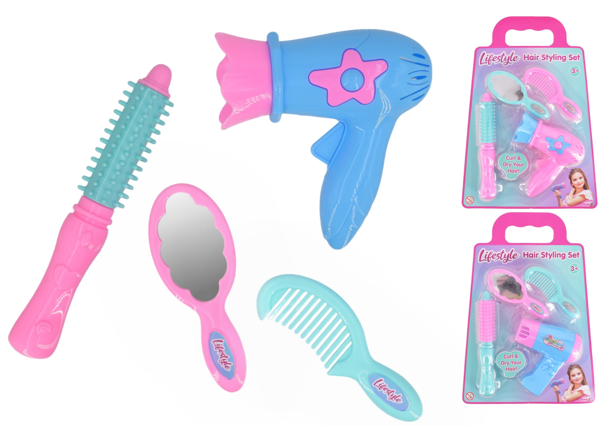 FASHION 4PCS ASSORTED HAIR STYLING SET. TY0772 \\\KD32107
