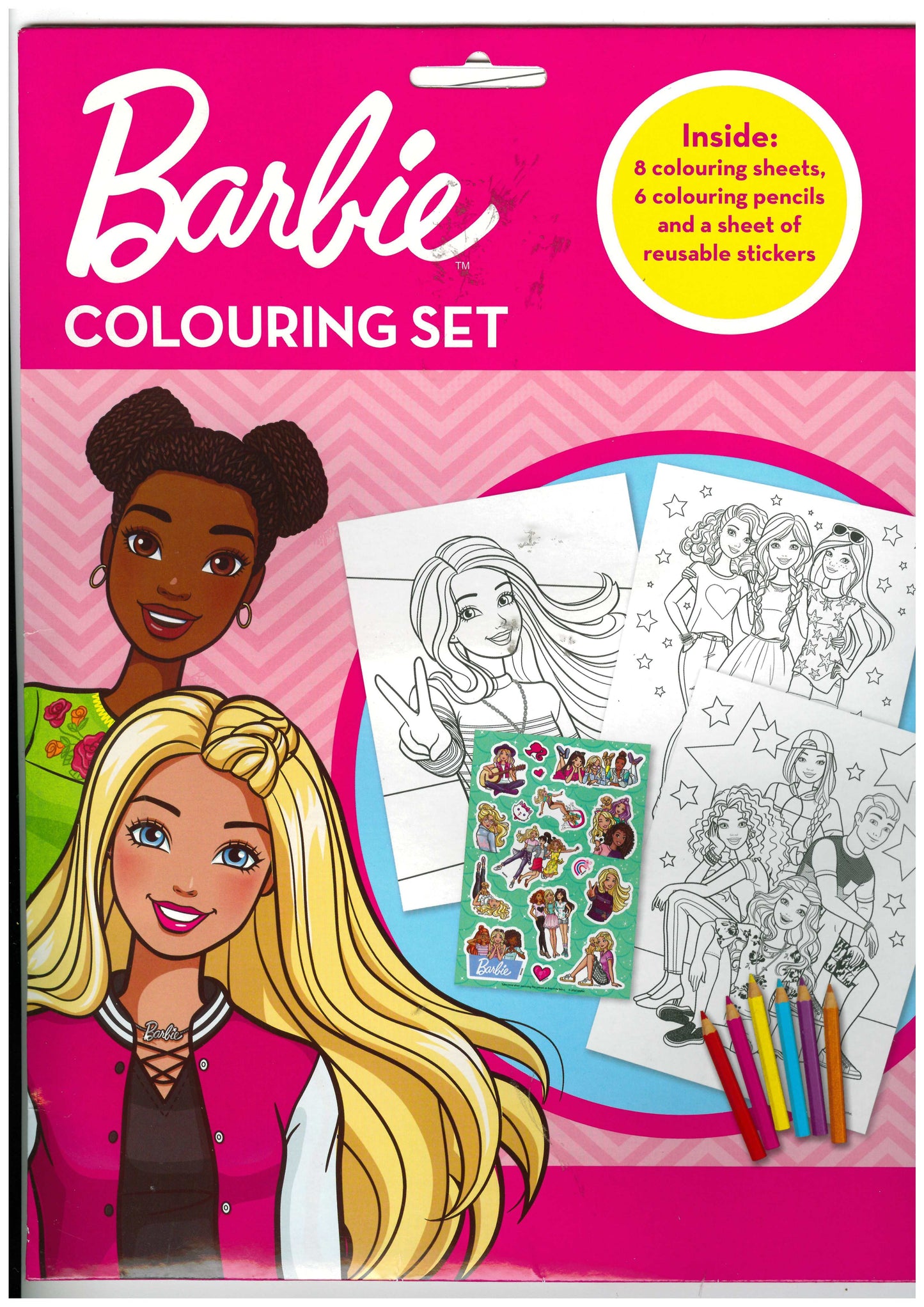 BARBIE COLOURING SET. 3468/BACS \\\KD32240