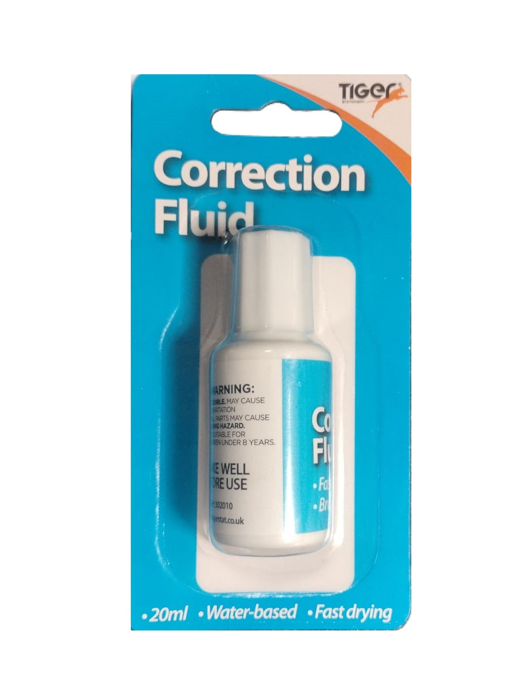 TIGER QUICK DRY CORRECTION FLUID 20ML. T302010 \\\KD32306