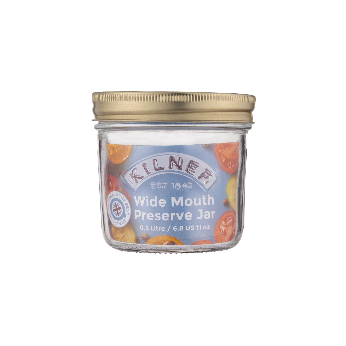 KILNER WIDE MOUTH PRESERVE JAR 200ML. 0025.066 \\\KD32375
