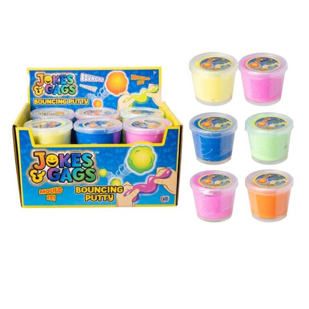 JOKES & GAGS ASSORTED BOUNCING PUTTY. 1376573 \\\KD32384