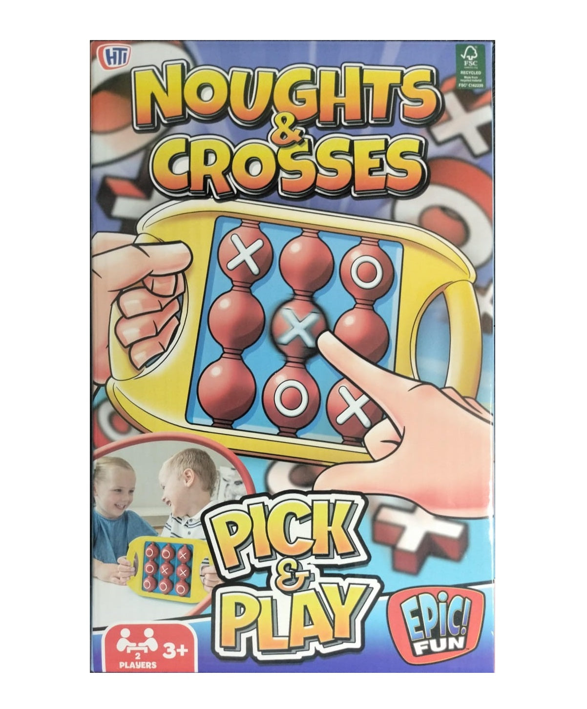 EPIC FUN NOUGHTS & CROSSES PICK & PLAY GAME. 1100002 \\\KD32389