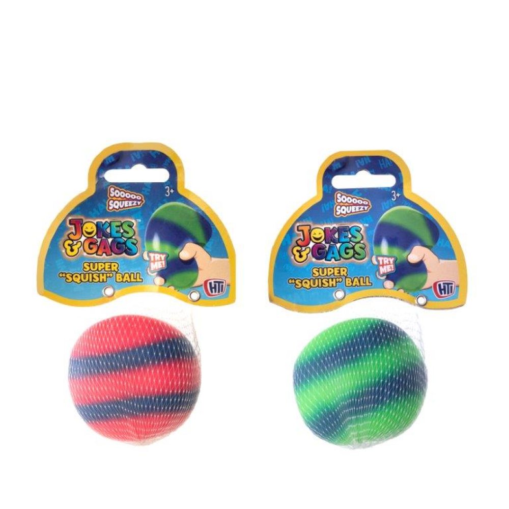 JOKES & GAGS ASSORTED SUPER SQUISHY BALL. 1376492 \\\KD32391