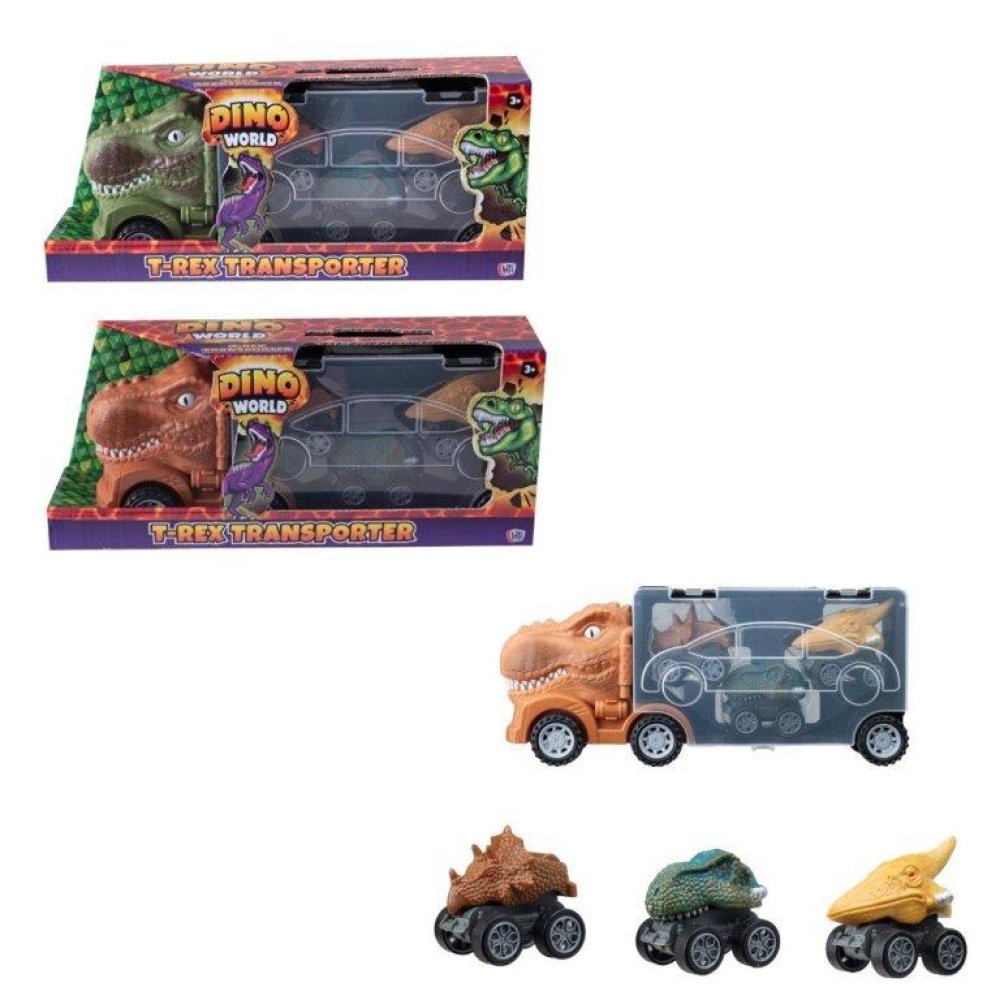 DINO WORLD T-REX TRANSPORTER VEHICLE. 1376432 \\\KD32392